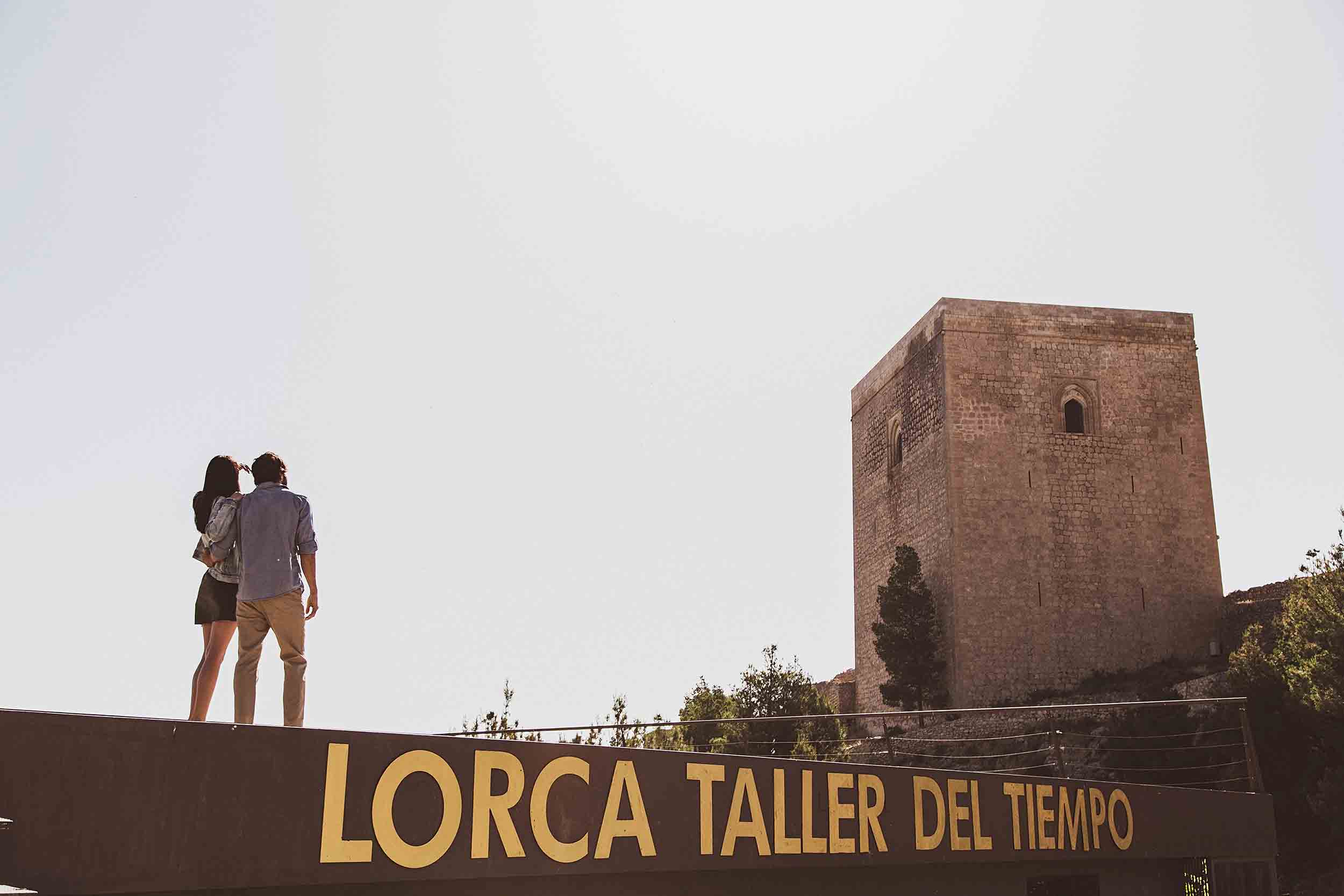 Subida al Castillo de Lorca por Santa María